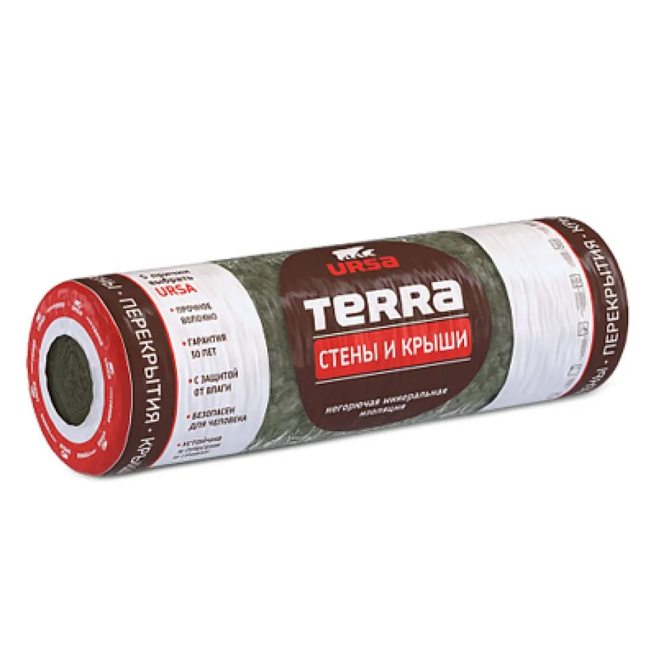 URSA TERRA Стены и крыши. Рулон